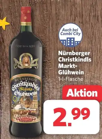 Combi Markt Nürnberger Christkindles Markt-Glühwein aanbieding