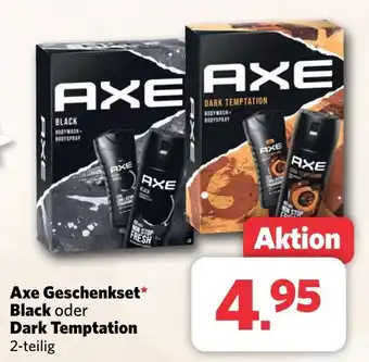 Combi Markt Axe Geschenkset Black oder Dark Temptation 2-teilig aanbieding