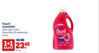 Makro Fleuril wasmiddel aanbieding