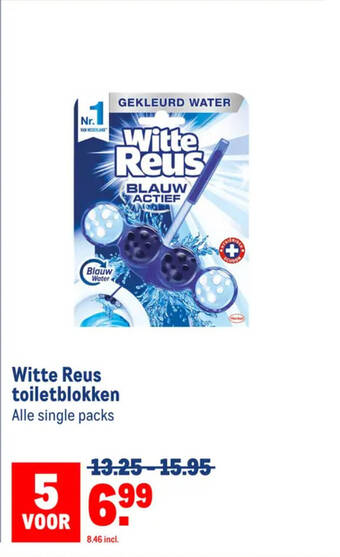 Makro Witte Reus toiletblokken aanbieding