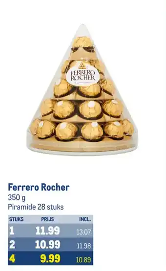 Makro Ferrero Rocher 350g aanbieding