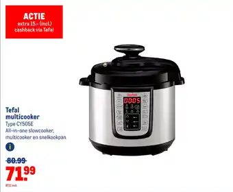 Makro Tefal multicooker aanbieding