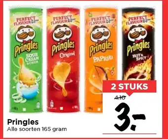 Vomar Voordeelmarkt Pringles 2*165 gr aanbieding