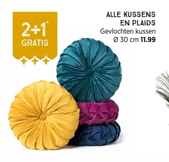 Xenos Kussens en plaids 2+1 aanbieding