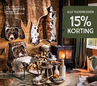 Xenos Vloerkleden - 15% korting aanbieding