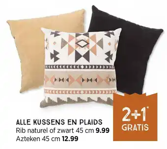 Xenos Kussens en plaids 2+1 - kussen Azteken 45cm aanbieding