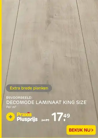 Praxis Decomode Laminaat king size aanbieding