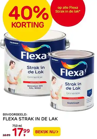 Praxis FLEXA Strak in de lak 750ml aanbieding