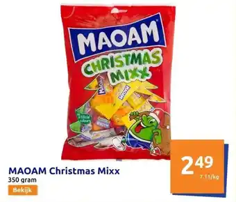 Action MAOAM Christmas Mixx 350 gram aanbieding