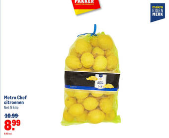 Makro Metro Chef citroenen aanbieding