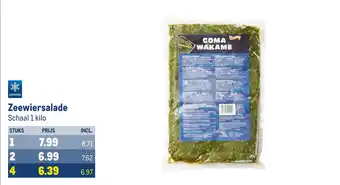 Makro Zeewiersalade aanbieding