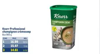 Makro Knorr Professional champignon crèmesoep aanbieding