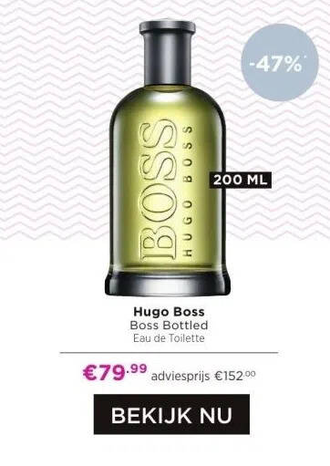 Hugo boss bottled clearance 50 ml ici paris