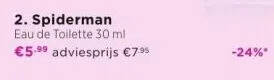 ICI Paris XL 2. spiderman eau de toilette 30 ml aanbieding