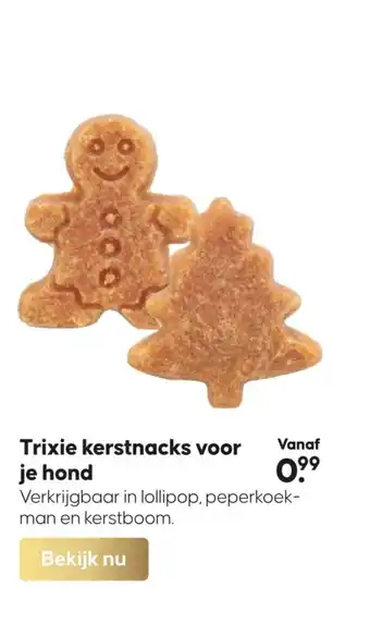 Pets Place Trixie kerstnacks voor je hond aanbieding