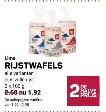 Ekoplaza Lima rijstwafels aanbieding