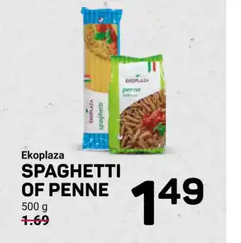 Ekoplaza Ekoplaza spaghetti of penne aanbieding