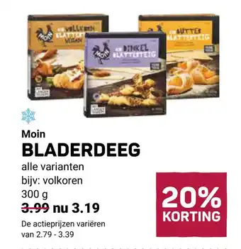 Ekoplaza Moin bladerdeeg aanbieding