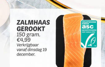 Dekamarkt Zalmhaas gerookt aanbieding
