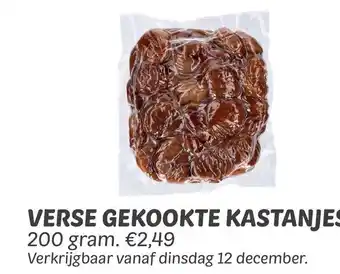 Dekamarkt Verse gekookte kastanjes aanbieding