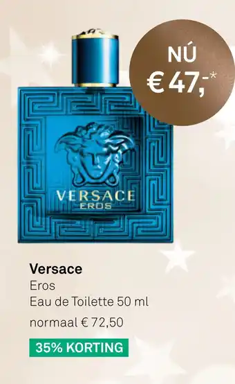 Mooi parfumerie Versace eros aanbieding