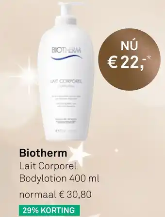 Mooi parfumerie Biotherm aanbieding