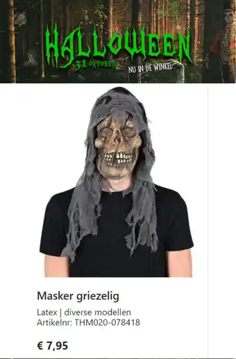 Van Cranenbroek Masker Griezelig THM020-078418 aanbieding