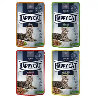 Zooplus Voordeelpakket happy cat pouch meat in sauce 48 x 85 g - mix ii aanbieding