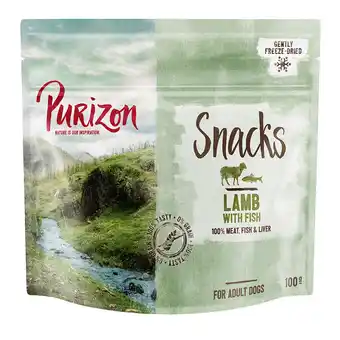 Zooplus Nu extra voordelig: 2 x 100 g purizon snacks voor honden - lam & vis (2 x 100 g) aanbieding