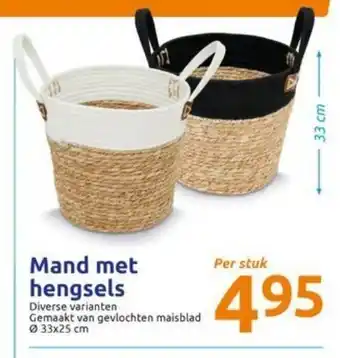 Action Mand met hengsels aanbieding