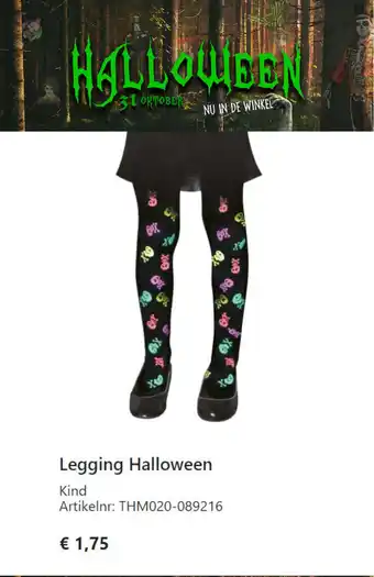 Van Cranenbroek Legging Halloween THM020-089216 aanbieding