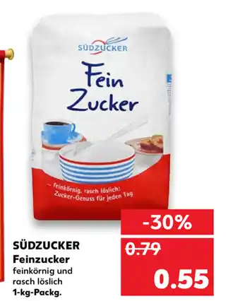 Kaufland DE Sudzucker Feinzucker 1kg-Packg. aanbieding