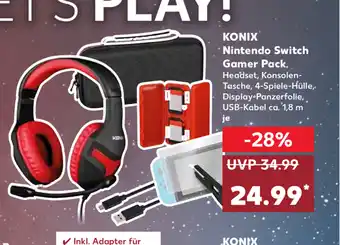 Kaufland DE Konix Nintendo Switch Gamer Pack aanbieding