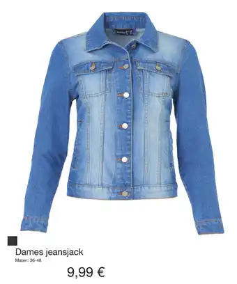 Kik Dames jeansjack 36-48 aanbieding