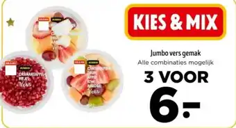 Jumbo Jumbo vers gemak All combinaties mogelijk aanbieding