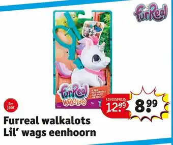 Kruidvat Furreal Walkalots Lil' wags eenhoorn aanbieding