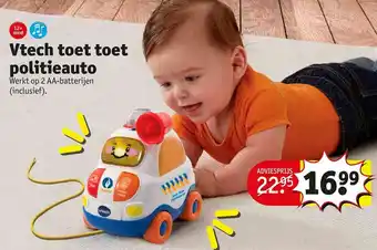 Kruidvat vtech Toet Toet politieauto aanbieding