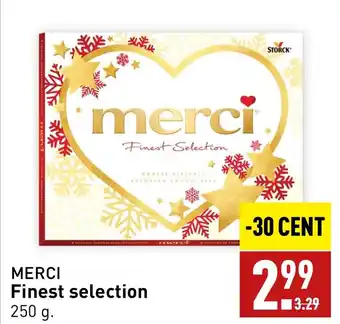 ALDI MERCI Finest selection 250 g. aanbieding