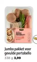 Jumbo Jumbo pakket voor gevulde portobello 338 g 3,99 aanbieding