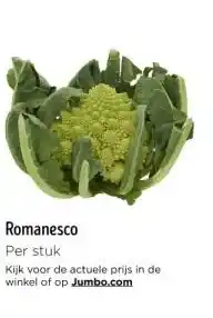 Jumbo Romanesco per stuk aanbieding