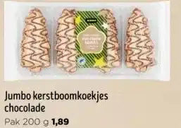 Jumbo Jumbo kerstboomkoekjes chocolade aanbieding