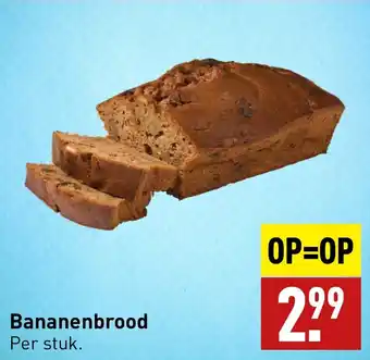 ALDI Bananenbrood aanbieding