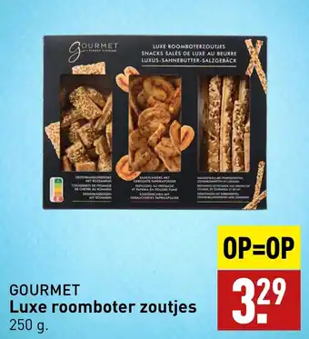 ALDI GOURMET Luxe roomboter zoutjes 250g aanbieding