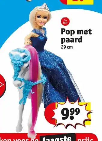 Kruidvat Pop met paard aanbieding