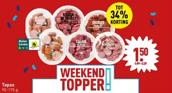 ALDI Tapas 90-175 g. aanbieding