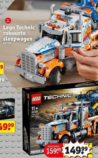 Kruidvat LEGO TECHNIC Robuuste sleepwagen 42128 aanbieding