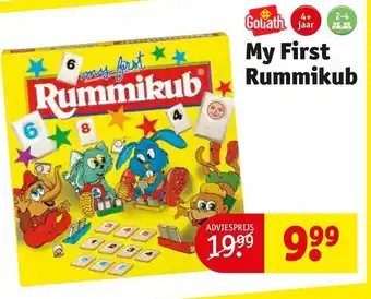 Kruidvat Mattel My First Rummikub aanbieding