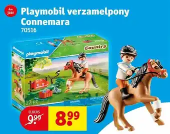 Kruidvat Playmobil 70516 Verzamelpony Connemara aanbieding