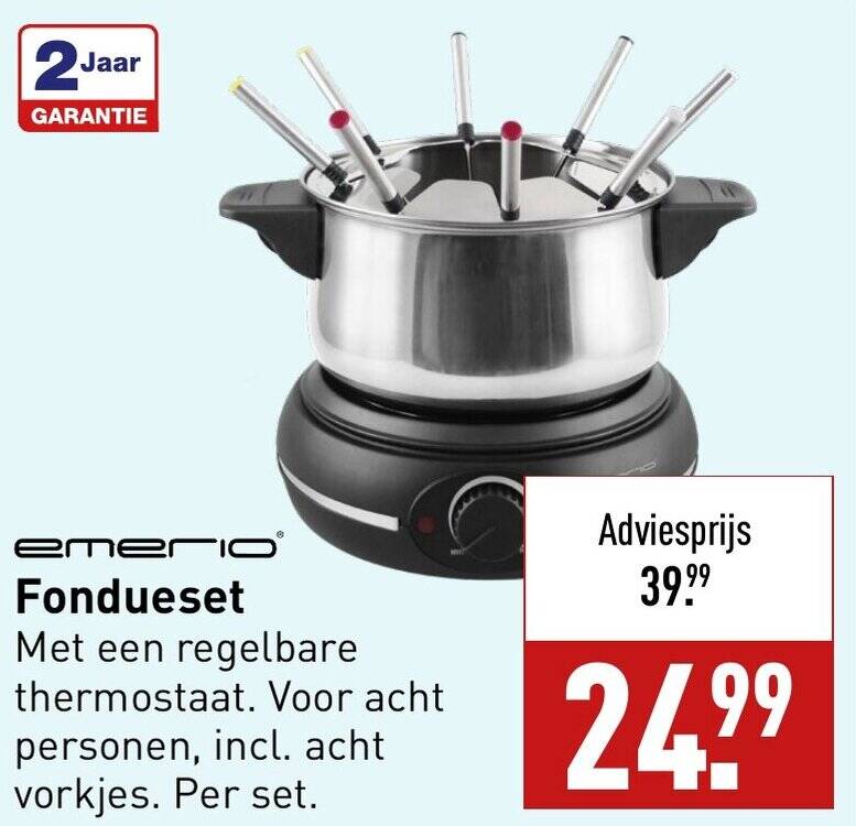 Fondueset aanbieding bij ALDI