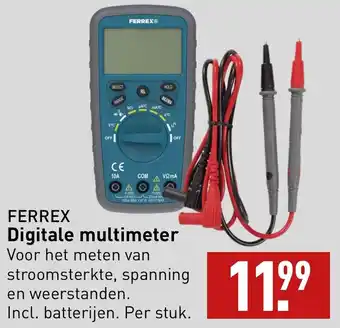 ALDI FERREX Digitale multimeter aanbieding